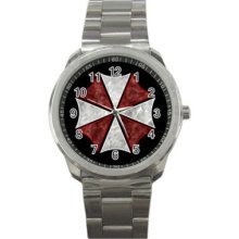 Resident Evil Umbrella Sport Metal Wrist Watch Gift