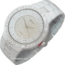 Rhinestones Hip-hop Geneva Men's Watch Hh24aw