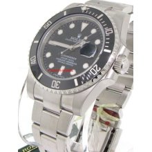 Rolex 116610 Submariner Black Dial Ceramic Bezel Stainless Steel Men's Watch