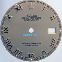 Rolex Factory Men Datejust Silver Gold Roman Hours Dial