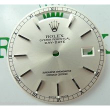 Rolex Mens President Silver Stick Dial 18038 18238 118238 - Mint