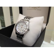 Rotary Elegant And Stylish Ladies Diamond Look Crystal Swiss Watch Used