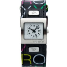 Roxy Ladies Analogue Biarritz Watch W101jlgblk With Leather Strap