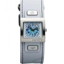 Roxy Ladies Analogue Biarritz Watch W101jlgwht With Leather Strap