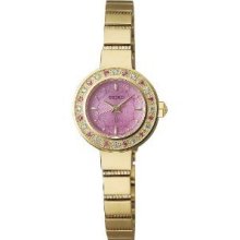 Rukia Lukia Qualite Solar Watch Pink Seiko Ssqr012 Ladies F/s From Japan