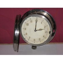 Russian Navy Ship Boat Submariner Wall Watch 1958 Mechanical Marine Clock Ussr