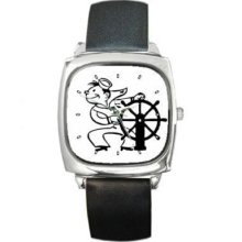 Sailor Navy Vintage Style Cartoon Man New Wrist Watch