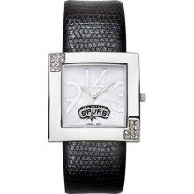 San Antonio Spurs Womens Glamour Leather Watch