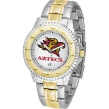 San Diego State Aztecs SDSU NCAA Mens Stainless 23Kt Watch ...