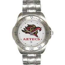 San Diego State Aztecs Men's Sport ''Game Day Steel'' Watch Sun Time