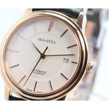 Sea-gull M201sg Rose Gold Ultra-thin Automatic Mechanical Watch