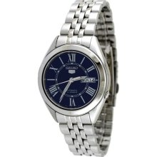 Seiko 5 #SNKL31 Men's Stainless Steel Blue Dial Self Winding Automatic