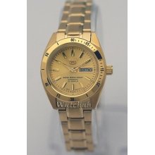 Seiko 50m/165f Goldt Automatic day/date 21jewels ladies wr Watch - Symh12k1