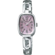 Seiko Aged020 Wired Sweet Collection Solar Pink Ladies Watch