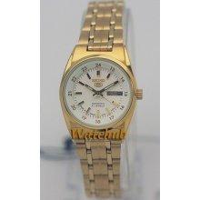 Seiko Goldt Automatic Japan Made 21jewels Day/date Ladies W/r Watch - Symc02j1