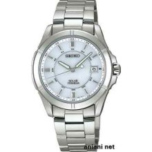 Seiko Spirit Solar White Sbpn001 Men's Watch