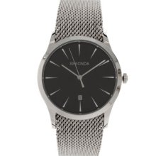 Sekonda Unisex Silver Watch With Mesh Strap 3369.27 Rrp Â£40