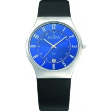 Skagen 233xxlsln Mens Blue Black Watch Rrp Â£99