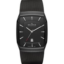 - Skagen - Aktiv Skw6011 - Black Mesh Men's Titanium Watch