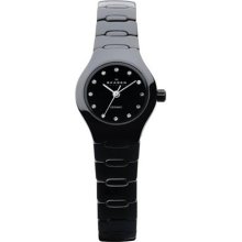 Skagen Lady's Ceramic Watch in Black ...