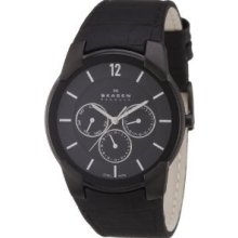 Skagen Men's 856xlblb Steel Black Matte Dial Multifunction Watch