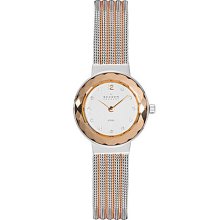 Skagen Two Tone Mesh Watch