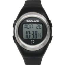 Solus Unisex Digital Watch With Lcd Dial Digital Display And Black Plastic Or Pu Strap Sl-800-201