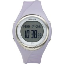 Solus Unisex Digital Watch With Lcd Dial Digital Display And Purple Plastic Or Pu Strap Sl-300-005