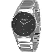 Stainless Steel Kenneth Cole New York Ultra Slim Case Watch - Jewelry