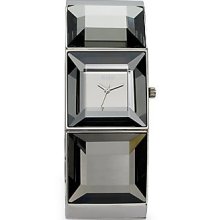 Storm Coco Faceted Stainless Steel Watch/Silver - Silver