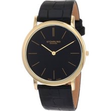 Stuhrling Original Men's 601.33351 Classic Gold Tone Swiss 'ascot' Watch