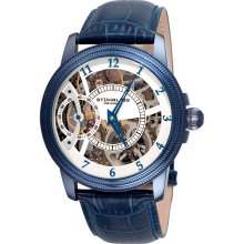 Stuhrling Original Men's Skeleton Dial Watch 228.33L5C3