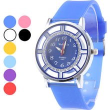 Style Women's Casual Silicone Analog Quartz Wrist Watch (Assorted Colors)