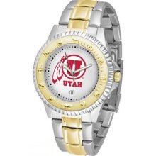 Suntime Utah Utes Competitor Two Tone Watch