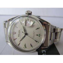 Super Rare Tri-star / Mercedes Dial Rolex Op Occ C. 1955 - Sensational