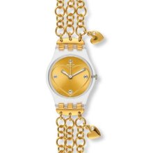 Swatch Golden Curl Ladies Watch LK324G