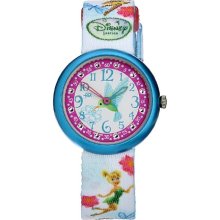 Swatch Kids White Dial Tinker Bell Theme Watch (Swatch Kids White Dial Tinkerbell Theme Watch)