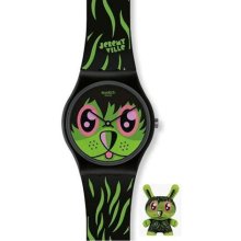 Swatch The So Far Away Kidrobot Special Ladies Watch GB252