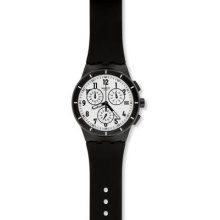 Swatch Twice Again Black Mens Watch Susb401