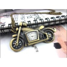 Sweater Quartz Pocket Watch Necklace Chain For Man And Woman Brass B