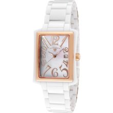 SWISS LEGEND Watches Women's Bella White MOP Dial Rose Gold Tone Bezel