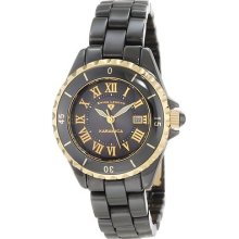 Swiss Legend Women's 10049-bkbgr Karamica Black Mother-of-pearl Dial Watch