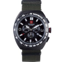 Swiss Military Calibre Watches Men's Commando Chronograph Black Dial G