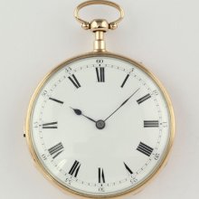 Swiss Repeater 18k Gold Pocket Watch Musical Movement Taschenuhr Musikspielwerk