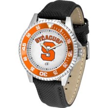 Syracuse Orange SU Mens Leather Wrist Watch