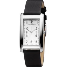 Ted Lapidus Women's Analog Quartz Watch With Black Leather Strap - D0447rban