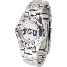 Texas Christian Horned Frogs watches : TCU Horned Frogs Womens AnoChrome Sport Watch