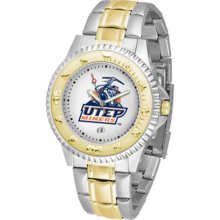 Texas El Paso Miners UTEP Mens Stainless 23Kt Watch