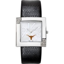 Texas Longhorns UT Womens Glamour Leather Watch