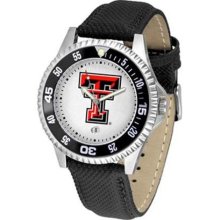 Texas Tech Red Raiders NCAA Mens Leather Wrist Watch ...